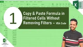 Copy & Paste Formula in Filtered Cells Without Removing Filters  -  VBA Code