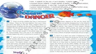 Excel. Grade 7.Lesson 50.Oceans in danger