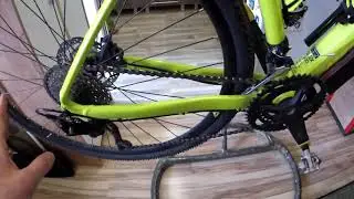 Настройка переднего переключатела Shimano GRX 400