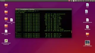 See the file permissions using ls command in terminal