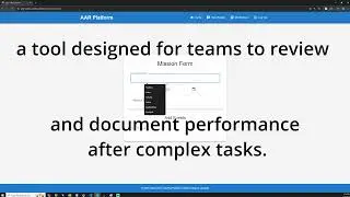 After Action Report App | Full-Stack Project Demo | React + TypeScript + PDF Export
