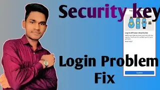 Security key facebook problem Solution 2024 | Security Key problem