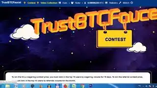 Как поднять немного бабла?Биткоин кран TrustBTCFaucet!