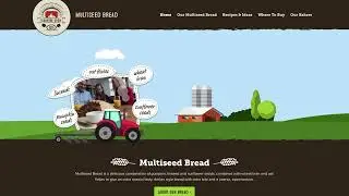 Multiseed Bread | Website Animation | Impact Media