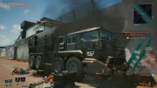 Cyberpunk 2077 | Mad Max: Fury Road - Crashed war rig (EASTER EGG)