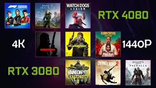 RTX 4080 vs RTX 3080 (10 GB) | 4k & 1440p Ultra Gaming Benchmarks