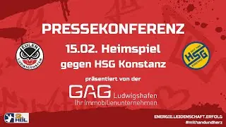 PRESSEKONFERENZ EULEN LUDWIGSHAFEN - HSG KONSTANZ