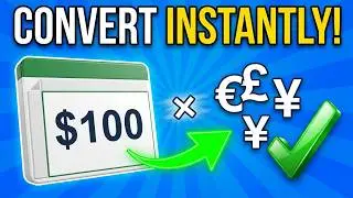 How to Convert Currency in Excel & Google Sheets (Fast)