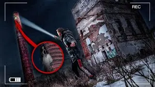 A SCARY GHOST COMES OUT AT NIGHT TO AN ABANDONED FACTORY. WE SPENT THE NIGHT THERE