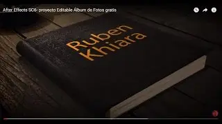 After Effects SC6- proyecto Editable Álbum de Fotos gratis