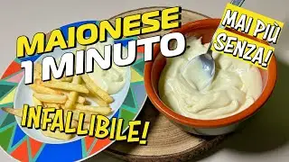 La ricetta della MAIONESE fatta in casa in 1 MINUTO