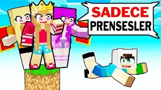 SADECE PRENSESLER VS ENES ARSLAN TEK BLOK - ⚠️ Minecraft