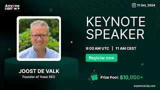 AnyoneCanWP Hackathon Keynote by Joost de Valk from Yoast SEO and Emilia Capital