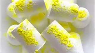 ASMR baking soda in a bowl