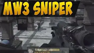MW3 GAMEPLAY - Undeground - Quickscoping w/ Barett 50.cal  - MODERN WARFARE 3