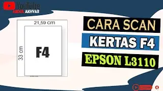 Cara Scan kertas F4 Di Printer Epson l3110 di windows 10