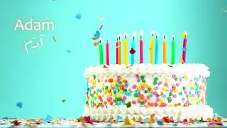 Happy Birthday Adam - سَنة حِلْوَة يا آدَم