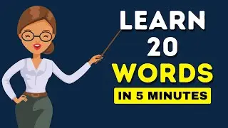 Learn 20 English Words In 5 Minutes | English Vocabulary With Sentence