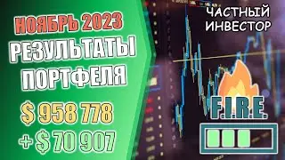 Ноябрь 2023: результаты инвестирования | ралли на фондовом рынке | взлёт акций