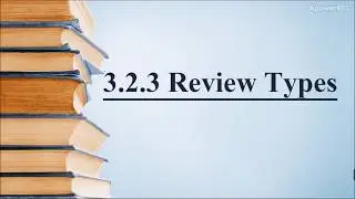 3.2.3 Review Types ||softwareknowledge || ISTQB