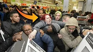 Hilarious Black Friday fight over a tv