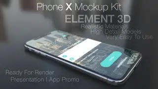 After Effects Template - Phone X Mockup Kit