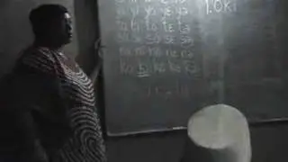 Heather Teaching Literacy - Guinea Missions Trip