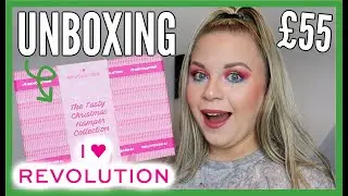 UNBOXING THE I HEART REVOLUTION TASTY CHRISTMAS HAMPER COLLECTION | makeupwithalixate