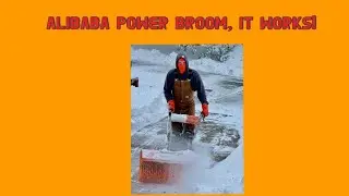 I ordered a snow broom, power broom from China alibaba.com