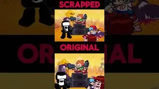 FNF Week 7 Stress Cutscene Scrapped GF Faceplant VS Original Animation Comparison!