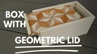 Simple box with geometric lid, laser cutted