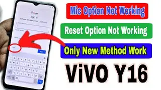 Vivo Y16 Frp Bypass Android 12 | New Security 2023 | Vivo Y16 Google Account Lock Remove | Oct 2023.