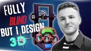 I am fully blind, and this is how I do 3D designing and printing independantly