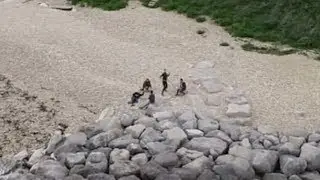 Chavs throw rocks at my drone