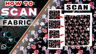 How to Scan Fabric  ( Sample ) Digital Design | Textile Design | Jacquard Design [ Hindi ]