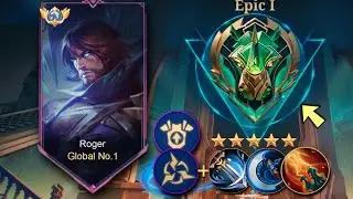 ROGER BEST BUILD AND EMBLEM TO RANK UP FASTER IN 2023! | MLBB
