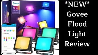 Govee LED RGBIC FLOOD LIGHT REVIEW
