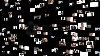Collage Of Footage Of Business People. Stock Footage