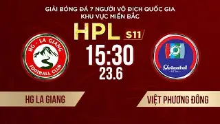 🔴Trực tiếp: HG La Giang - Việt Phương Đông | Giải bóng đá 7 người VĐQG Bia Saigon Cup 2024 