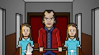 Pixel art - Jack Torrance from The Shinning
