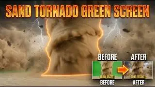 SAND TORNADO GREEN SCREEN