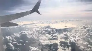 #509 НЕВЕРОЯТНО КРАСИВАЯ КАРТИНА ИЗ ОБЛАКОВ ВНИЗУ. ВСЕМ КТО ЛЮБИТ ЛЕТАТЬ!!! 🛫🛫🛫🛫☁️☁️☁️☁️☁️☁️