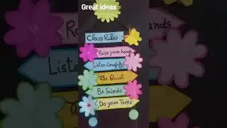 Class Rules | Wall Hanging Of Class Rules 