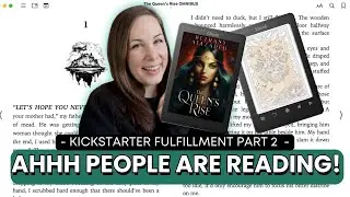 Ebooks are SENT *cue panic* plus signing a HUGE chunk of books! (KICKSTARTER VLOG PART 2)