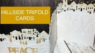 How to Make A HILLSIDE TRIFOLD Card