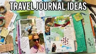 Tons of Travel Journal Page Decoration Ideas!
