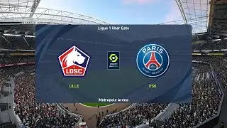 Lille vs PSG (01/09/2024) Ligue 1 PES 2021