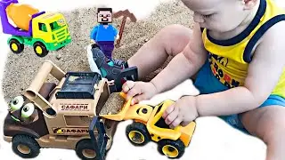 Малыш Саша про детские игры в песок