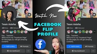 Flip profile photo on Facebook || By Ani Creations