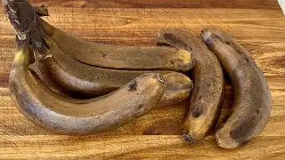 Don't throw away black bananas❗️We'll still need them😋